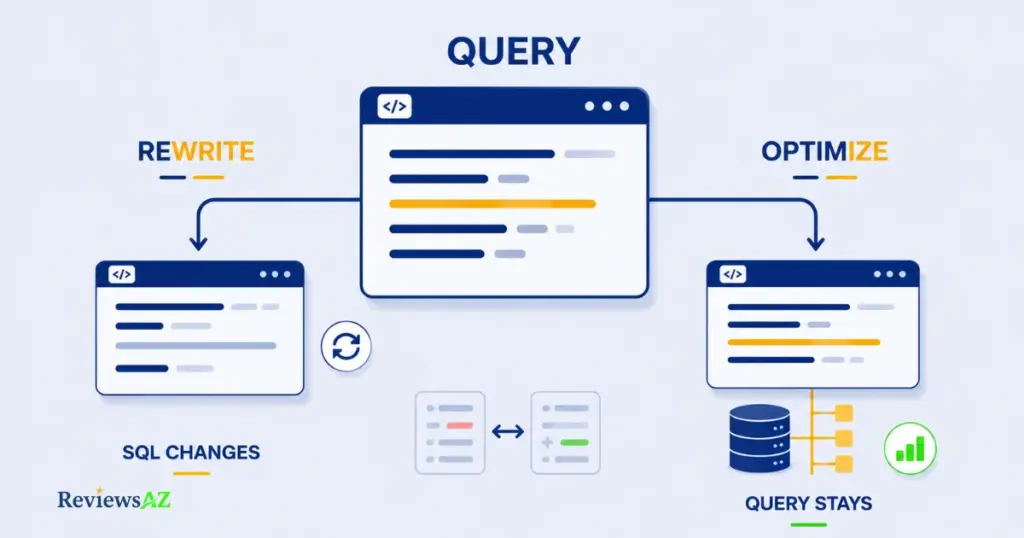 Does SQLAI optimize or rewrite SQL queries