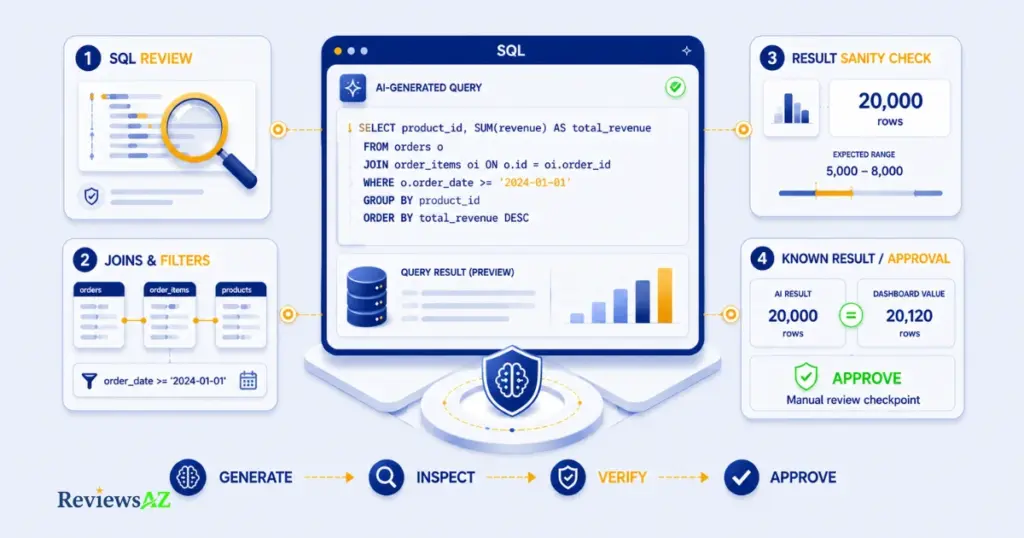 How to verify AI-generated SQL and database answers before trusting the results