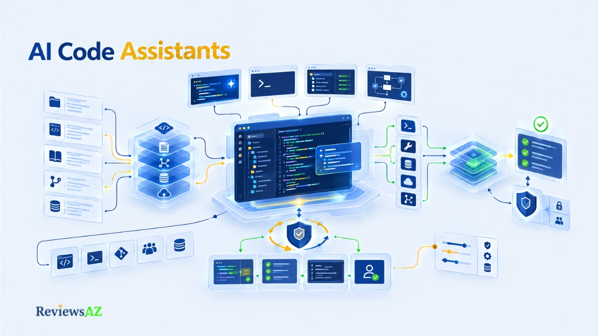 AI Code Assistants workflow showing code context, tools, execution, and verification.