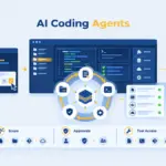 AI coding agents workflow showing code planning, execution, testing, and verification.