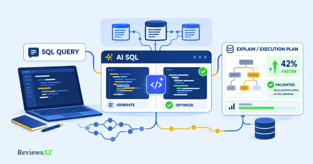 AI SQL query generation and optimization for backend developers.