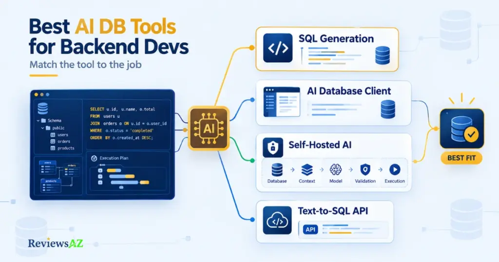 Best AI DB Tools for Backend Devs: AI SQL tools matched to backend database workflows.
