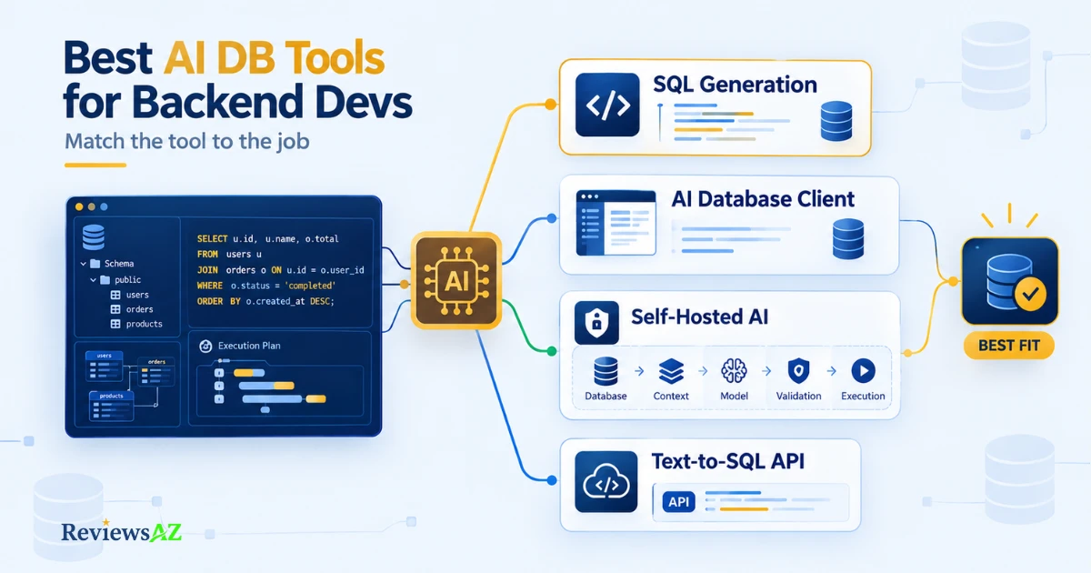 Best AI DB Tools for Backend Devs: AI SQL tools matched to backend database workflows.