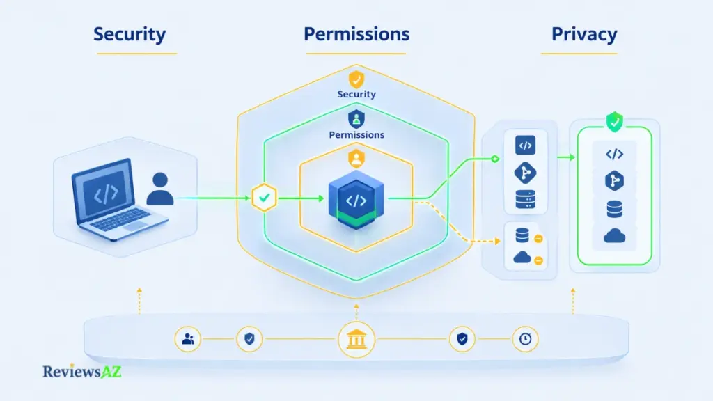 Claude Code vs Cursor security, permissions, and privacy controls for AI coding agents.